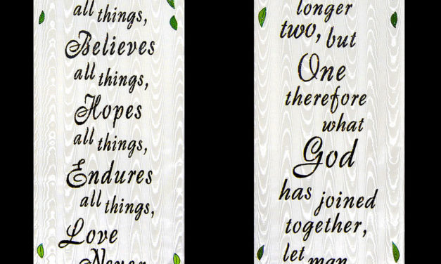 Church Wedding Banners | Use these wedding banners year after year.